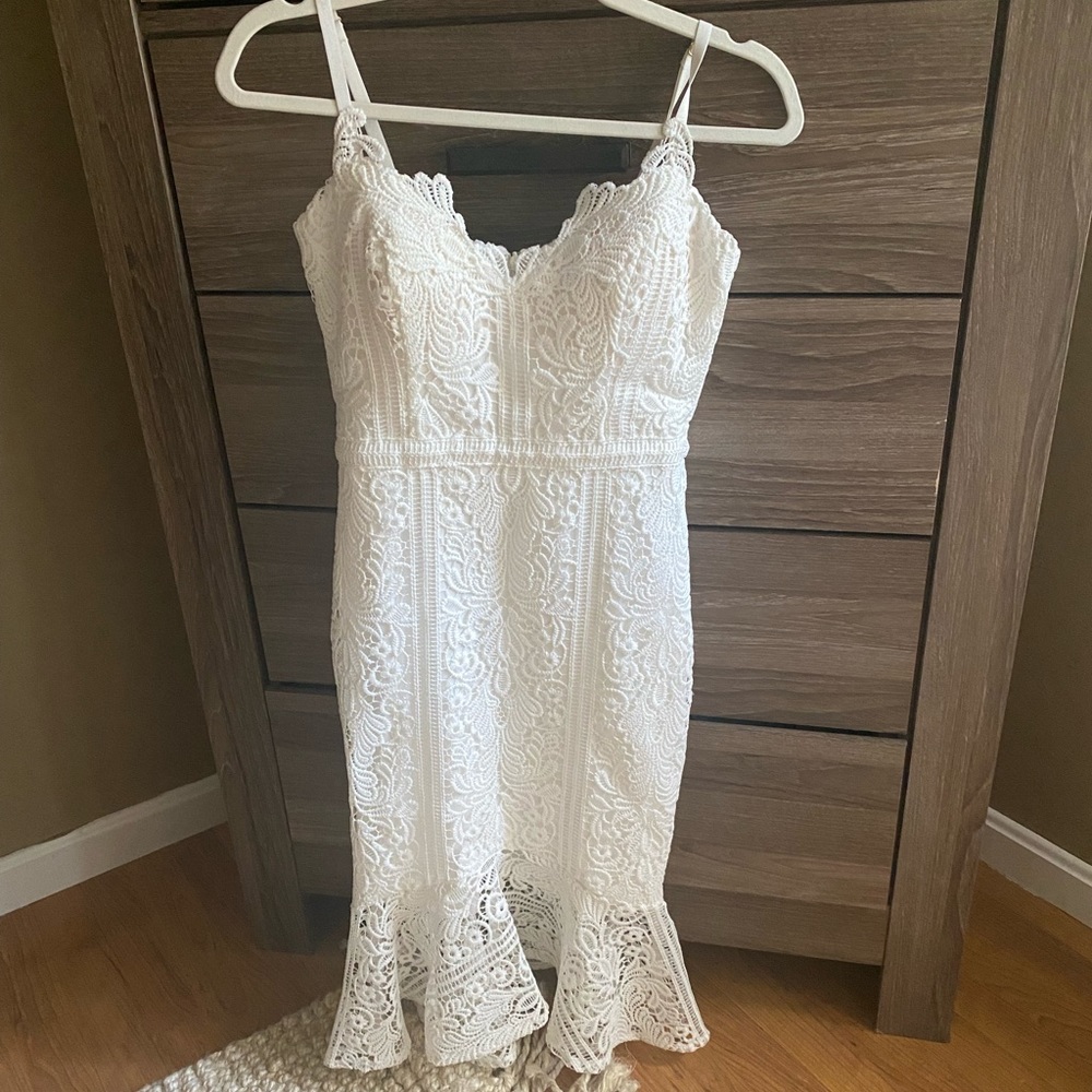 Guess Lace White Dress
